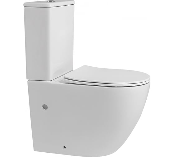 Изображение товара Унитаз-компакт ABBER Bequem белый, безободковый AC1110