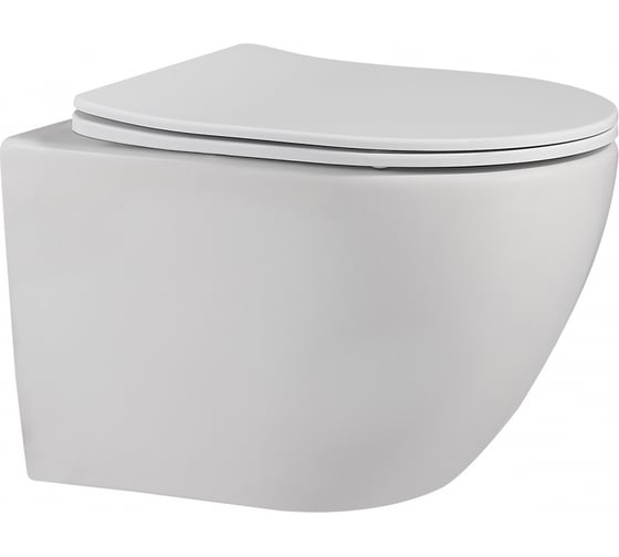 Изображение товара Подвесной унитаза ABBER Bequem белый матовый, безободковый AC1100MW