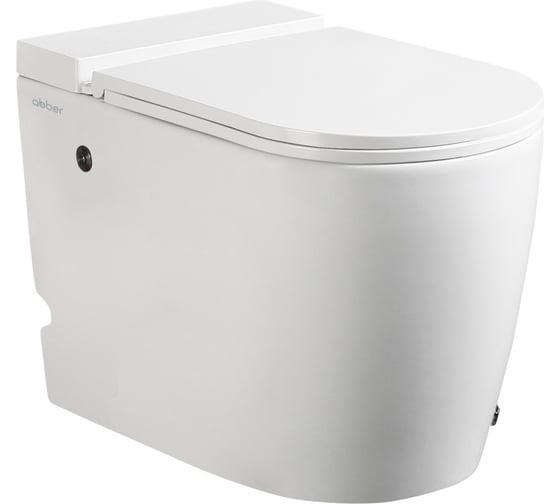 Изображение товара Приставной унитаза ABBER Bequem белый с импульсным смывом AC1114P