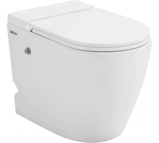 Изображение товара Приставной унитаза ABBER Bequem белый с импульсным смывом AC1115P