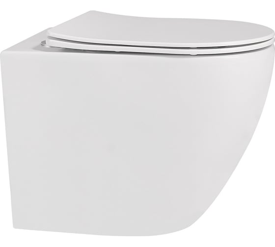 Изображение товара Приставной унитаза ABBER Bequem белый, безободковый AC1111