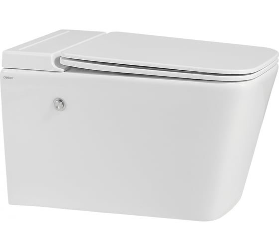 Изображение товара Подвесной унитаз ABBER Rechteck белый с импульсным смывом AC1202P