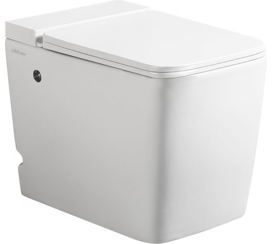 Изображение товара Приставной унитаз ABBER Rechteck белый с импульсным смывом AC1212P
