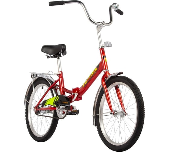 Изображение товара Складной велосипед FOXX 20" SHIFT, красный, тормоз нож, двойной обод, багажник 20SF.SHIFT.RD4