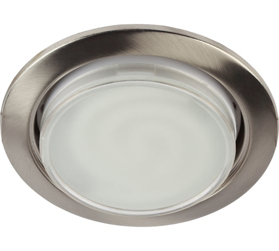 Изображение товара Светильник ЭРА KL35 SN10 под лампу Gx53, 220V, 13W, сатин никель Б0033035