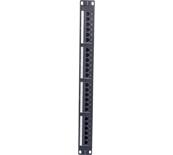 Изображение товара Патч-панель TWT 19 , 24 порта RJ-45, категория 6, UTP, 1U, PP24UTP/6
