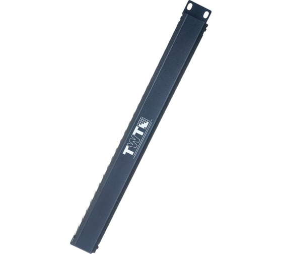 Изображение товара Кабельный органайзер TWT 19 с крышкой, на 24 порта, 1U ORG/CV24-1U