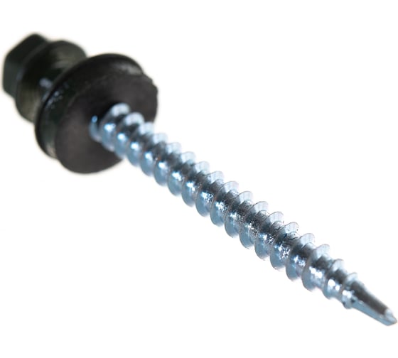 Изображение товара Кровельный саморез КРЕП-КОМП 4,8х51 RAL6020, зелёный хром 200шт ск516020ф