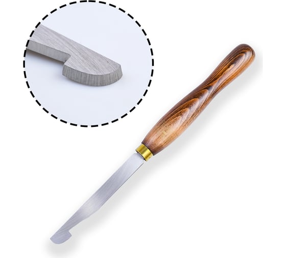 Изображение товара Резец токарный Scraper, Side Cutting Round, 19 мм, рукоять - 216 мм GROWN TOOLS М00005027