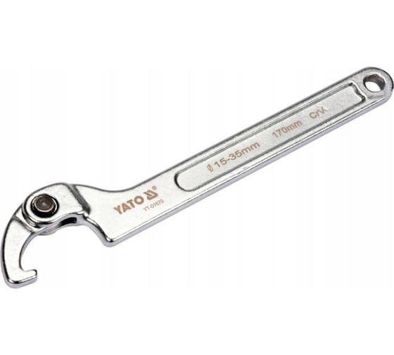 Изображение товара Сегментный шарнирный ключ YATO 15-35 мм, с крючком YT-01670