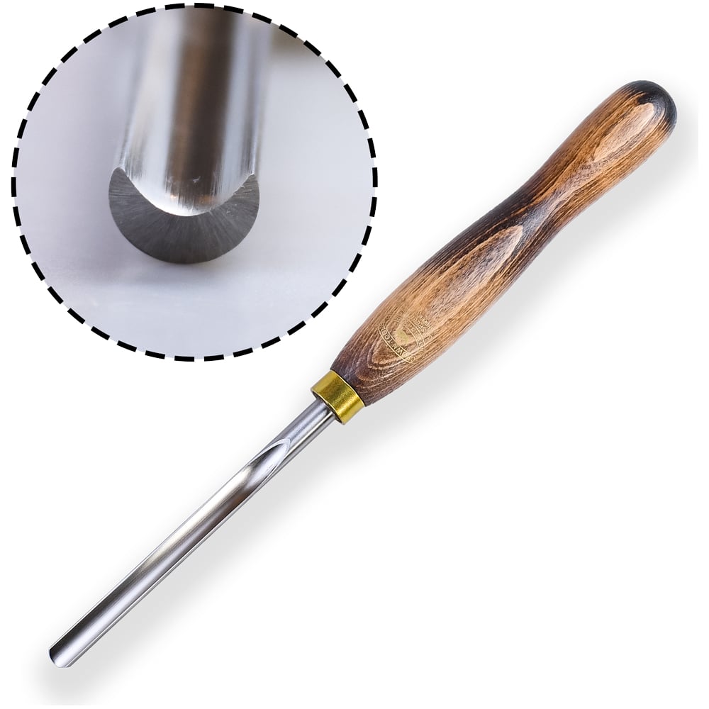 Изображение товара Rезец токарный Spindle Gouge 19 мм, 216 мм рукоять GROWN TOOLS
