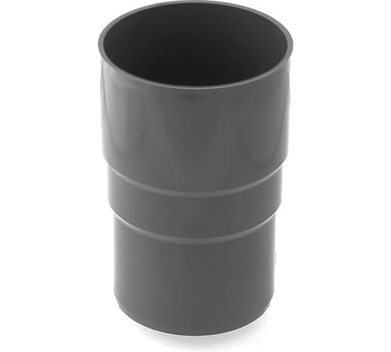 Изображение товара Соединитель водосточной трубы BRYZA 90 мм, графит 62-134