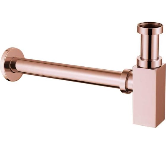 Изображение товара Сифон для раковины ABBER розовое золото AF0031RG