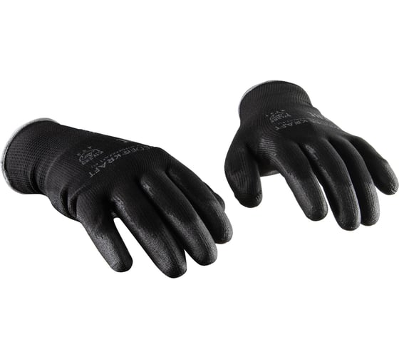 Изображение товара Защитные легкие бесшовные перчатки WIEDERKRAFT размер L, пара WDK-PU01B/L