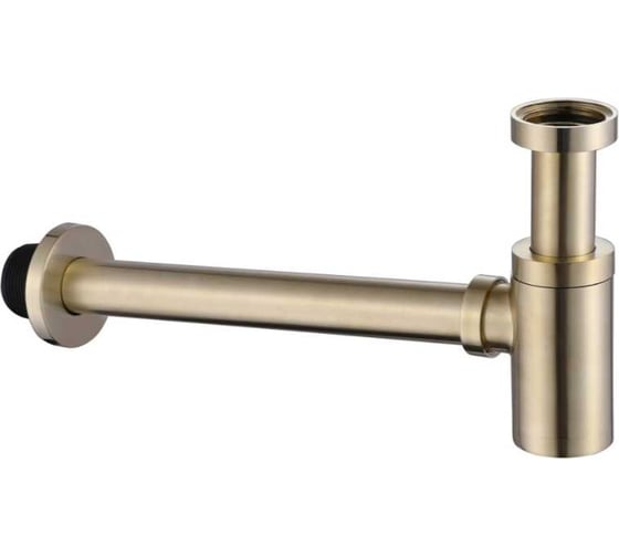 Изображение товара Сифон для раковины ABBER золото матовое AF0030G