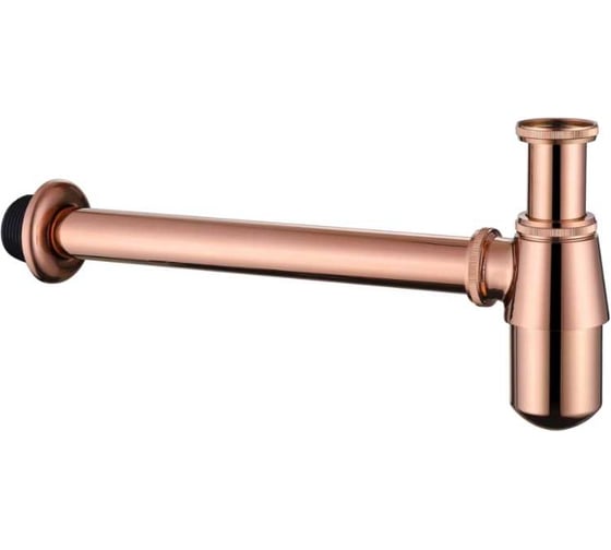 Изображение товара Сифон для раковины ABBER розовое золото AF0032RG