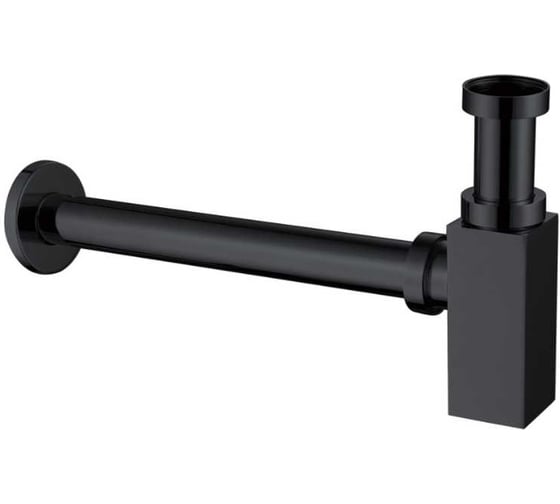 Изображение товара Сифон для раковины ABBER черный матовый AF0031B
