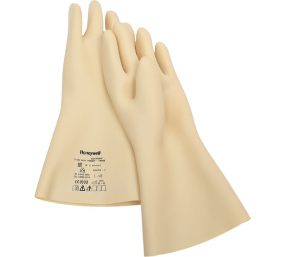 Изображение товара Диэлектрические перчатки Honeywell Электрософт Класс 1 (Electrosoft Class 1) 2091912-11