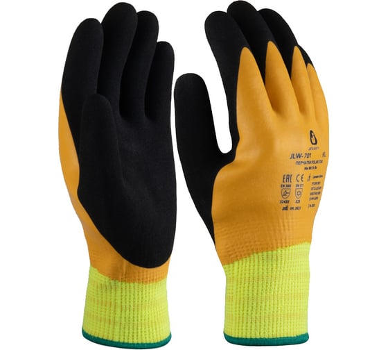 Изображение товара Утепленные акриловые перчатки с начесом Jeta Safety c полным покрытием, р.11/xxl JLW-701-XXL