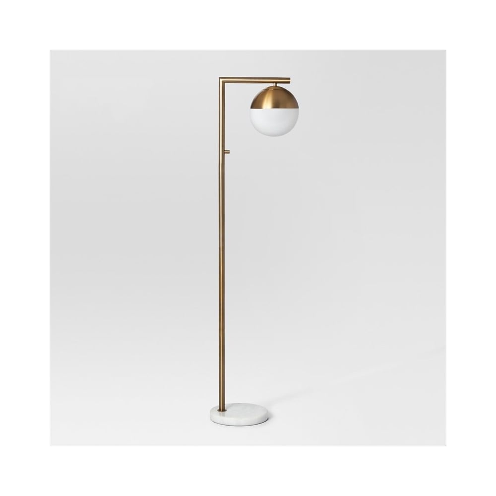 Изображение товара Современный торшер IMPERIUMLOFT Geneva с стеклянным шаром для стильного интерьера