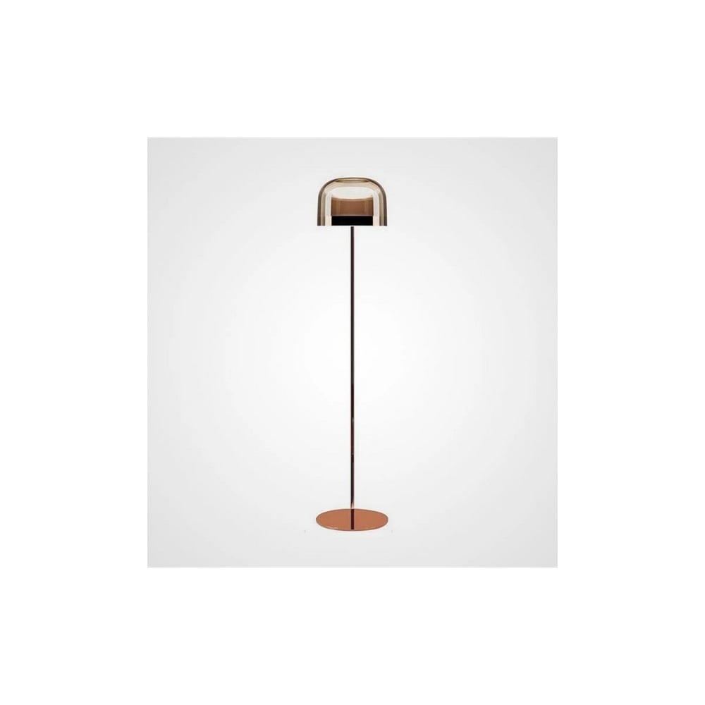 Изображение товара Торшер IMPERIUMLOFT NOTEN L Золото с встроенными светодиодами и янтарным плафоном