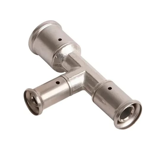 Изображение товара Переходный тройник HENCO уменьшенный с двух сторон, латунь, пресс, 26x26x20, 11P-262620