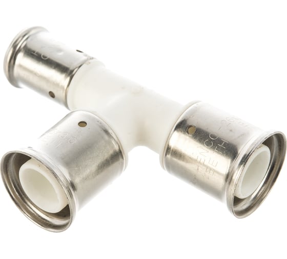 Изображение товара Переходный тройник HENCO уменьшенный с двух сторон, ПВДФ, пресс, 26x26x20, 11PKW-262620