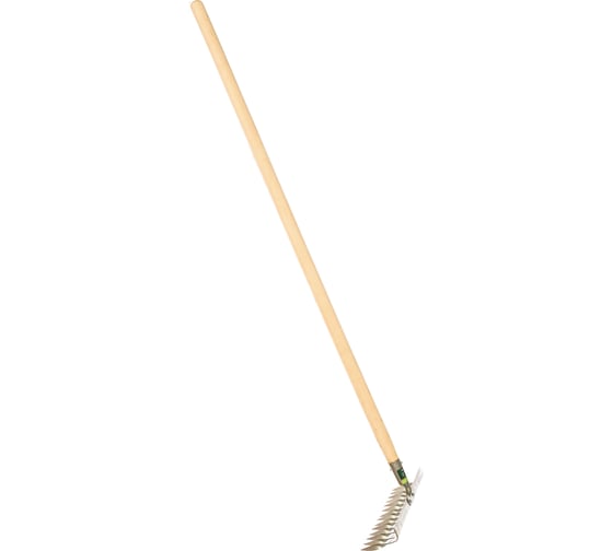 Изображение товара Витые грабли СИБРТЕХ 14 зубьев, 340 мм, нержавеющая сталь, с черенком Россия 61760