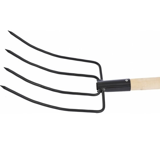 Изображение товара Четырехрогие сенные вилы с черенком СИБРТЕХ 210x310 мм Россия 63807