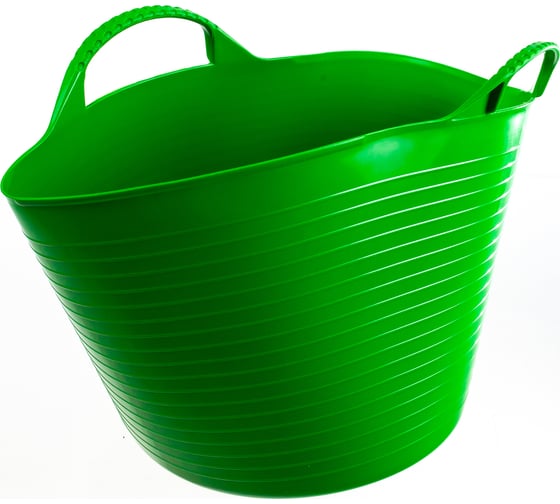 Изображение товара Гибкое сверхпрочное ведро СИБРТЕХ 14л, зеленое 67501