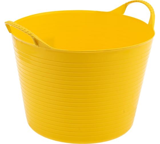 Изображение товара Гибкое сверхпрочное ведро СИБРТЕХ 14л, желтое 67502