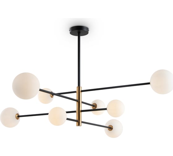 Изображение товара Потолочный светильник Freya sphirity 8хg9x30w металл черный FR5376CL-08B