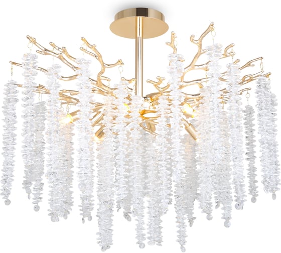 Изображение товара Потолочный светильник Freya mineral 8хg9x40w металл золото FR1010CL-08G