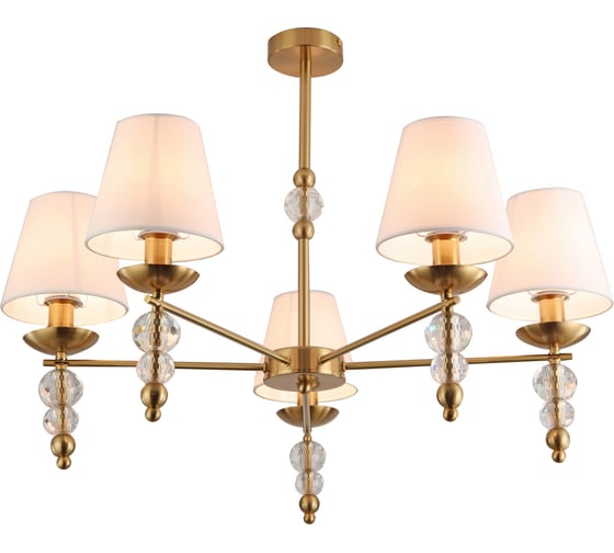 Изображение товара Потолочный светильник Freya side 5хe14x40w металл латунь FR1009CL-05BS