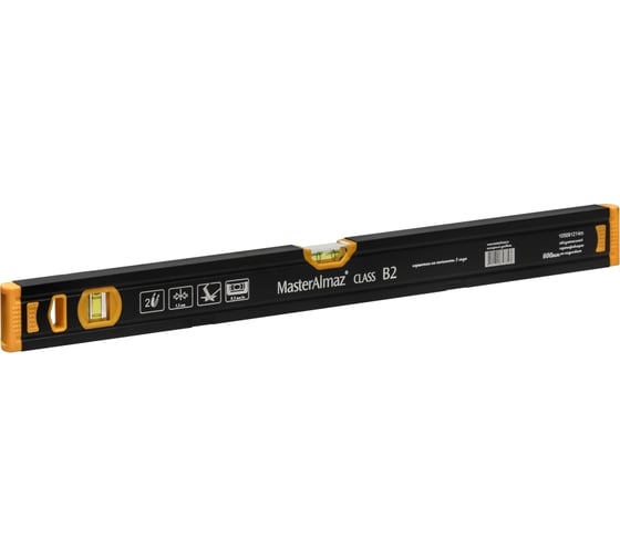 Изображение товара Слесарный магнитный уровень МастерАлмаз CLASS В2 800 мм 105091216М