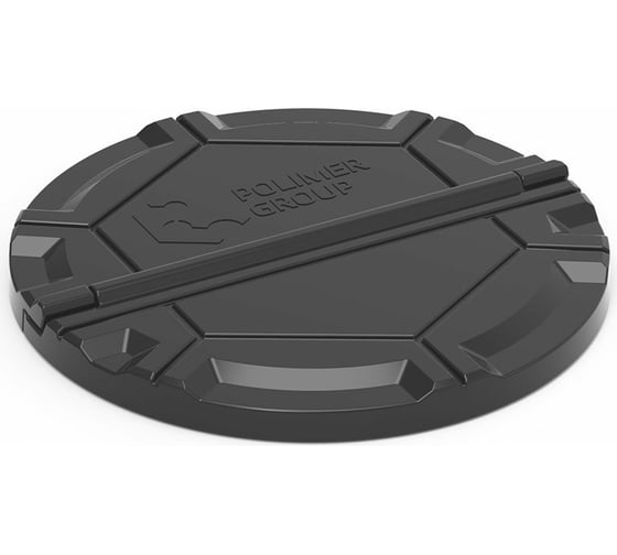 Изображение товара Крышка колодца POLIMER GROUP Роса, цвет черный DKS1