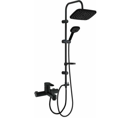 Изображение товара Душевая система со смесителем для ванны OneLife черный матовый P07-844b X605122154