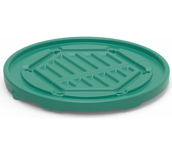 Изображение товара Крышка колодца POLIMER GROUP Роса, цвет зеленый DKS2
