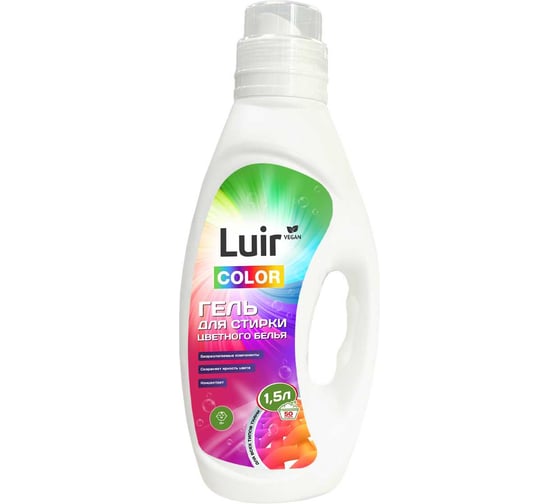 Изображение товара Гель для стирки цветного белья Luir Gel Color 1,5 л ЦБ-00003887