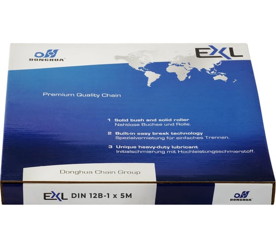 Изображение товара Цепь DONGHUA 12B-1 серии EXL DH (264 зв.) 7536