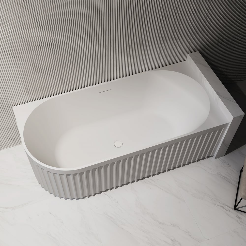 Изображение товара Акриловая ванна ABBER AB9412-1.7 R угловая современная 1700 мм белая