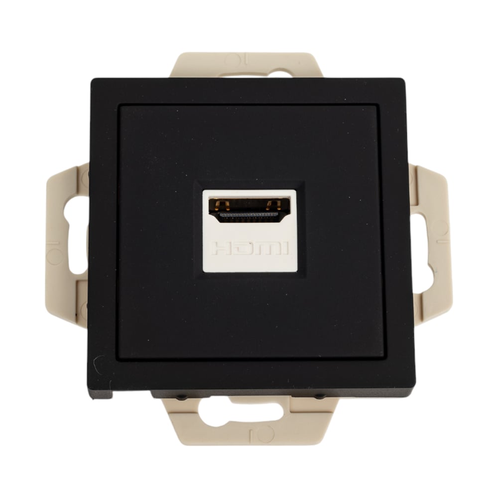 Изображение товара Механизм розетки Systeme Electric Atlasdesign карбон hdmi, ATN001080