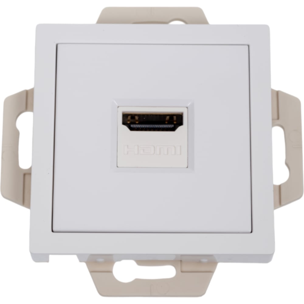 Изображение товара Механизм розетки Systeme Electric Atlasdesign белый HDMI ATN000180 встроенный