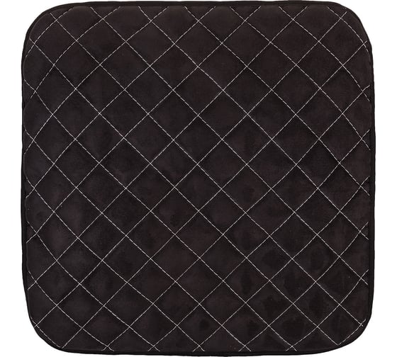 Изображение товара Накидка сиденья SKYWAY EXPENSIV алькантара, без спинки, черная S01304003