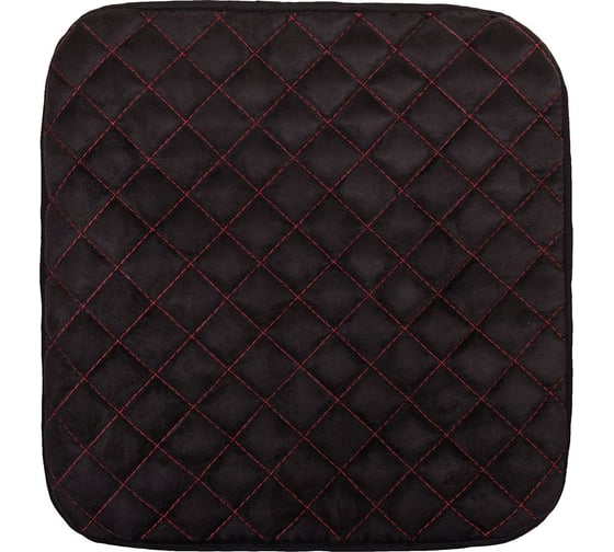 Изображение товара Накидка сиденья SKYWAY EXPENSIV без спинки, алькантара, черная S01304005