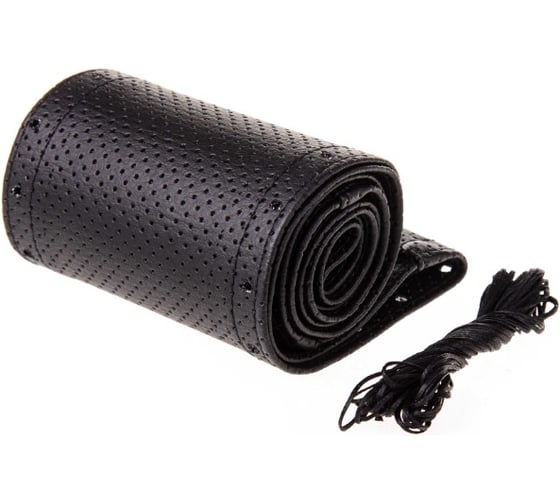 Изображение товара Оплетка SKYWAY Corset, M, черная, экокожа S01102400