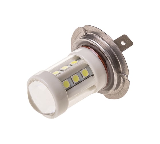 Изображение товара Автолампа диод SKYWAY H7, 12-24V, 18 диодов, блистер, 1-контакт, 2шт. S08202036