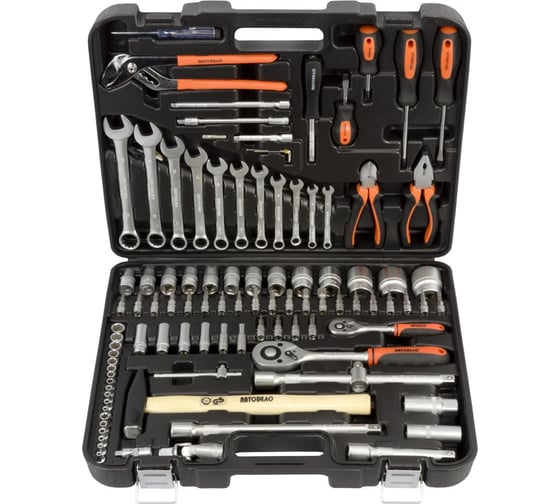 Изображение товара Набор инструмента АвтоDело 101 предмет 1/2DR 1/4DR 39899 10240