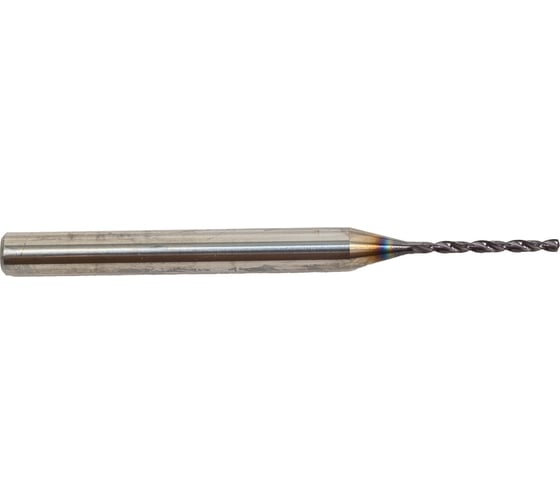 Изображение товара Микросверло без канала СОЖ тип N (0.9 мм, твердый сплав, TiAlN) Guhring 5652 0,900