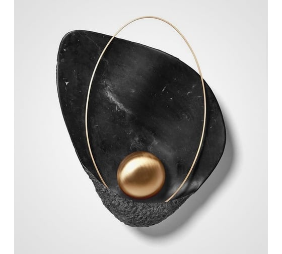 Изображение товара Настенный светильник IMPERIUMLOFT CLAM Черный мрамор 179695-22